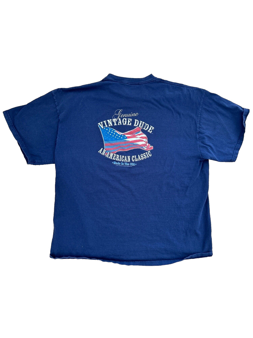 Genuine Vintage Dude T Shirt An American Classic Made USA 2XL